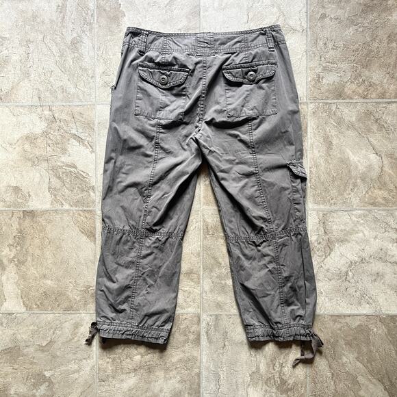 Vtg Y2K SO Wear It Declare It Cargo Capri Pants Low Rise Grunge Skater Outdoor - Picture 3 of 8